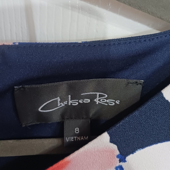 Chelse Rose Navy Blue Dress, New w/tags - Picture 7 of 9